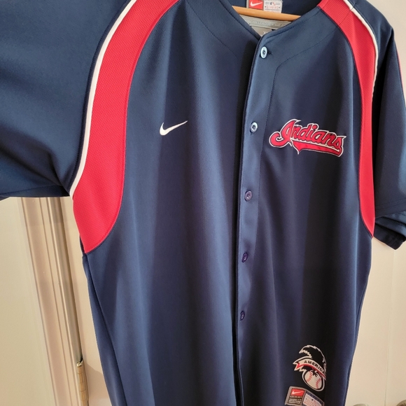 Cleveland Indians Nike Team Jersey‎ American League Embroidered XL - Picture 2 of 12